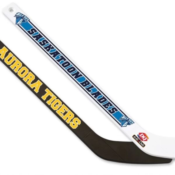 Custom Mini Hockey Sticks - 1 color imprint - 17.5"