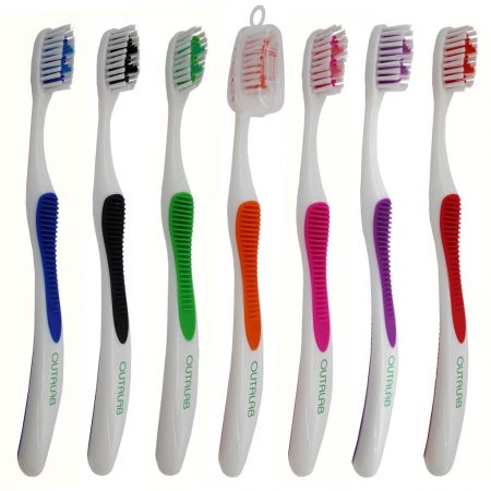 Promotional Toothbrush w/ Rubber Grip