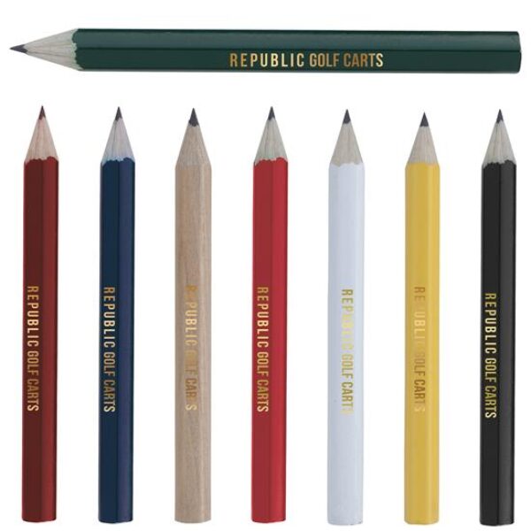 Custom Hex Golf Pencils