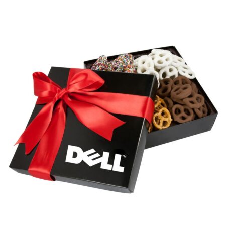 Custom 4 Delights Gift Box - Assorted Mini Pretzels