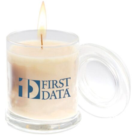 Custom Aromatherapy Candle 12 oz Jar with Glass Lid