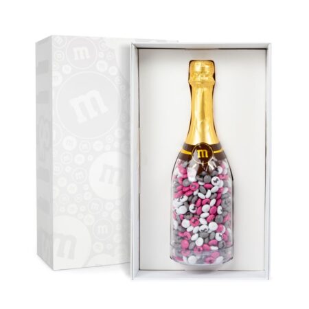 Custom Celebration Bottle With Personalized M&M'S in Gift Box