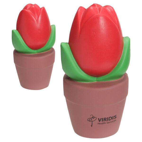 Custom Tulip In Pot Stress Reliever