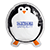 Custom Round Penguin Hot/Cold Pack