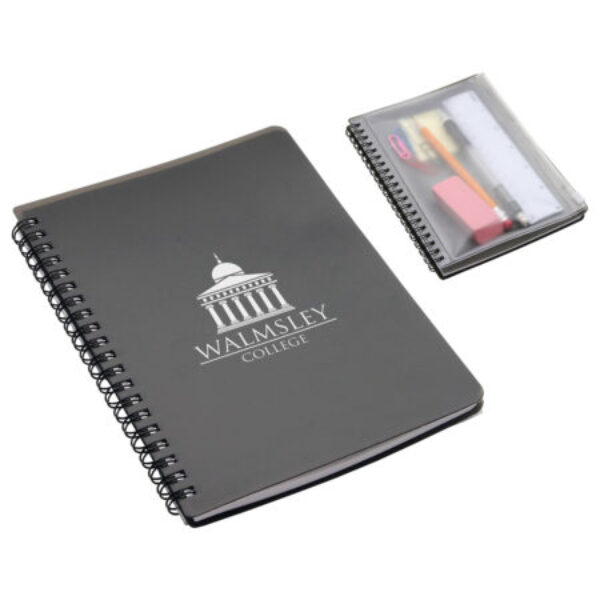 Custom Hardcover Notebook with Pouch