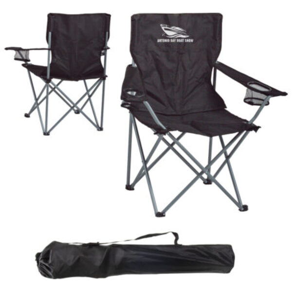 Custom Gallery Folding Chair with Carrying Bag