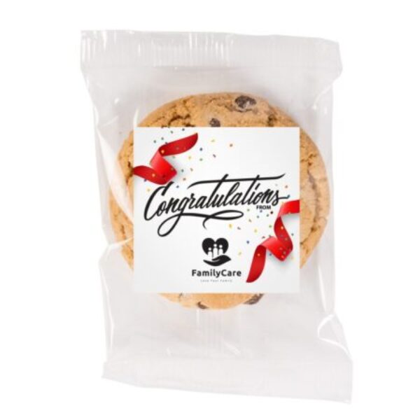 Custom Individually Wrapped Chocolate Chip Cookie