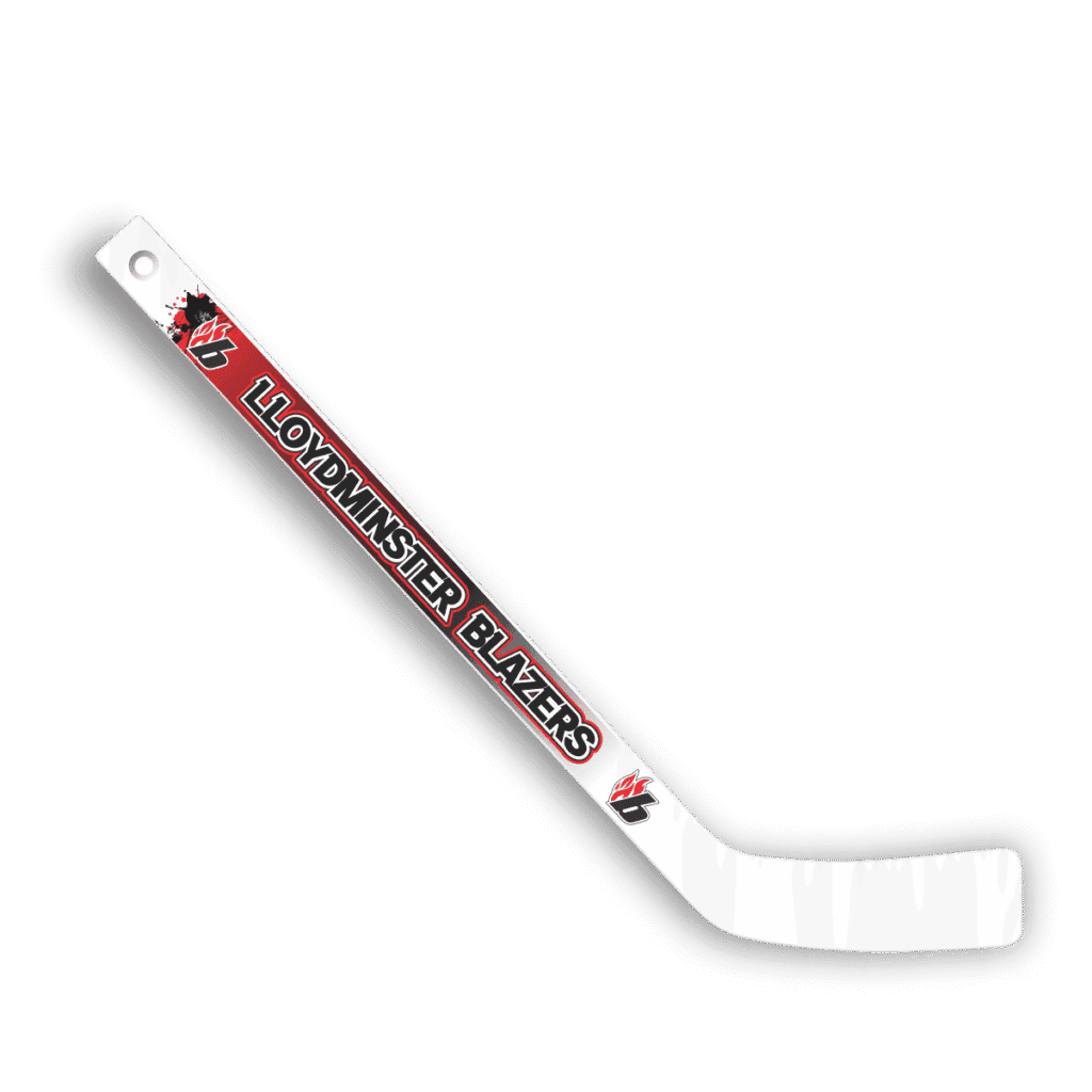 Bâton de hockey personnalisé Lloydminster Blazers 17.5 pouces.