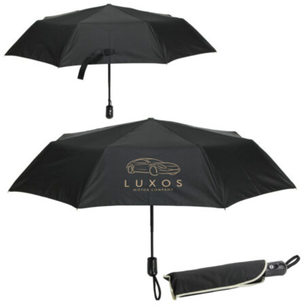 Custom Horizon 44" Arc Auto Open + Close Portable Umbrella