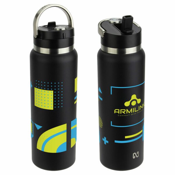 Nayad® ranger 40 oz stainless double-wall bottle with flip-top spout
