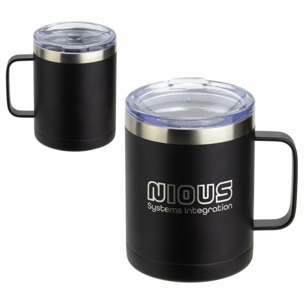 Ceva 14 oz copper-coated powder-coated insulated mug
