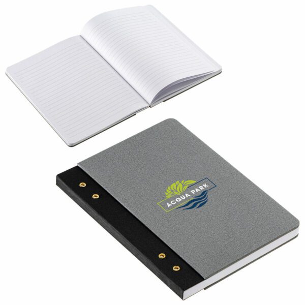 Journal exécutif fsc® avec dos texturé à œillets