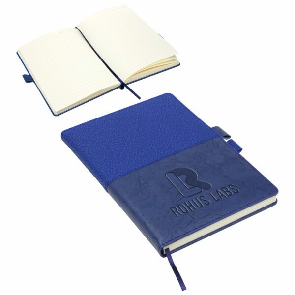 Journal texturé carrière avec fermeture à stylo à emboîtement