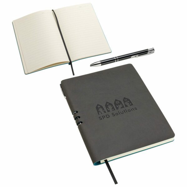 Journal de séminaire à couverture souple avec stylo