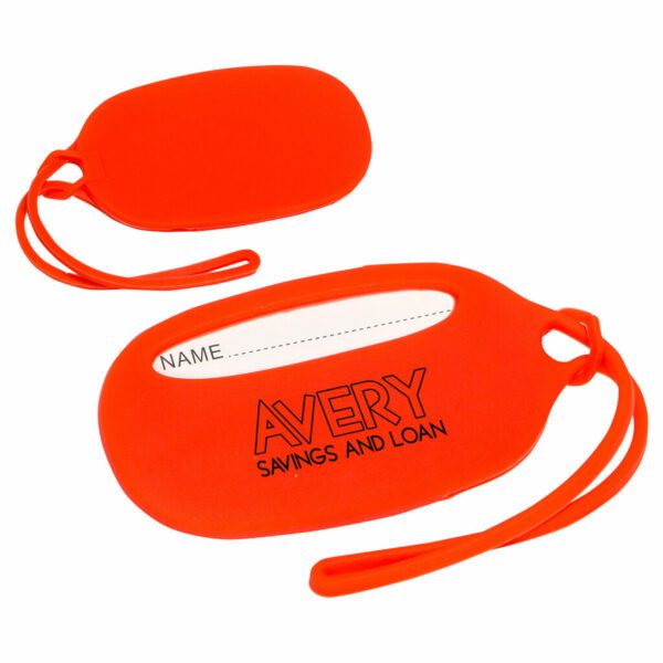 Étiquette De Bagage En Silicone Durable
