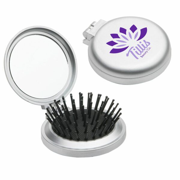 Disque De Voyage Brosse Et Miroir