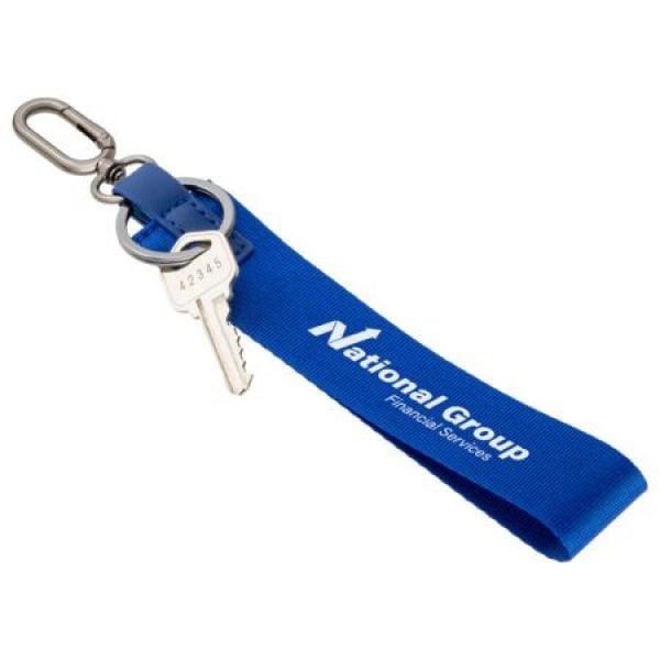 Branded Custom Hand Strap Keychains | Branded Wristlet Keystraps | Key