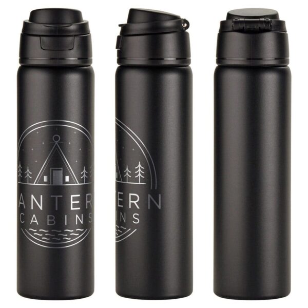 Custom Cabrio 24 oz Recycled Stainless Steel Vacuum Insulated Bottle