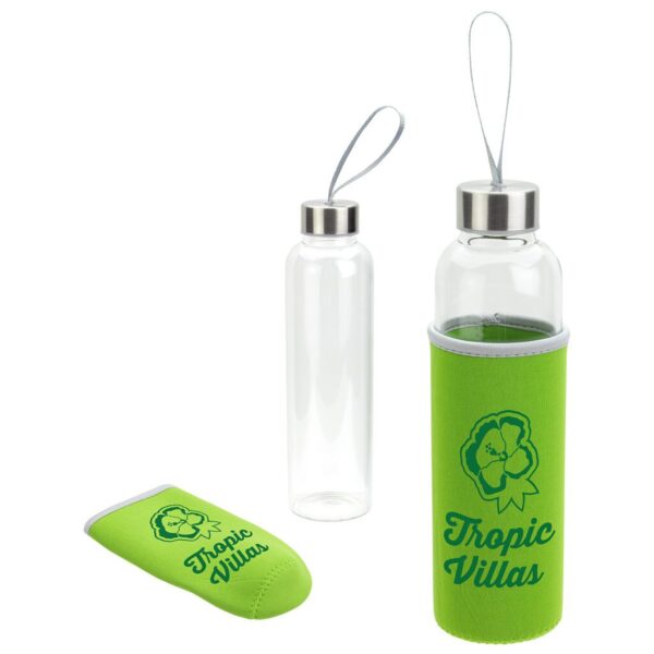 Custom Laguna 18 oz Glass Bottle