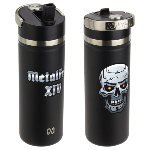 Custom NAYAD® Ranger 18 oz Stainless Double-wall Bottle with Flip-Top Spout