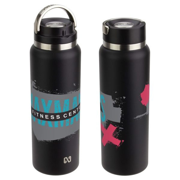 Custom NAYAD® Roamer 40 oz Stainless Double-wall Bottle
