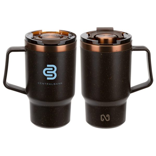 Custom NAYAD® Cortado 16 oz Coffee Grounds/
Recycled Polypropylene Mug