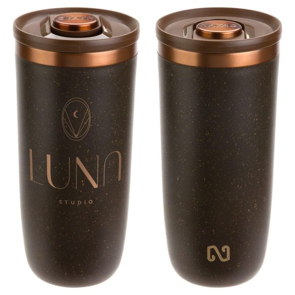 Custom NAYAD® Neo 16 oz Coffee Grounds/Recycled Polypropylene Tumbler