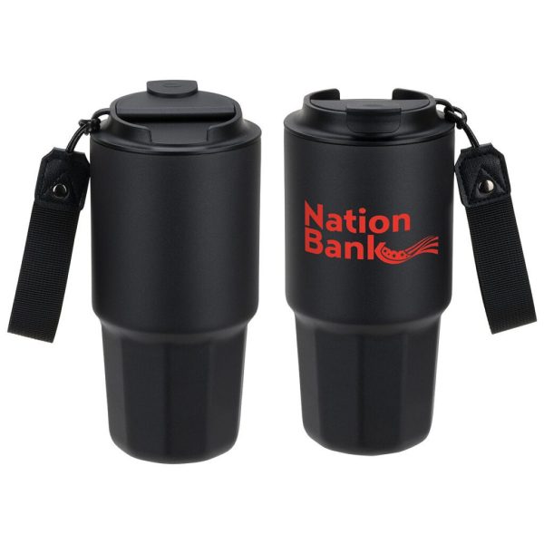 Custom SENSO® Dash 21 oz Vacuum Insulated Stainless Steel Tumbler with Hand Strap