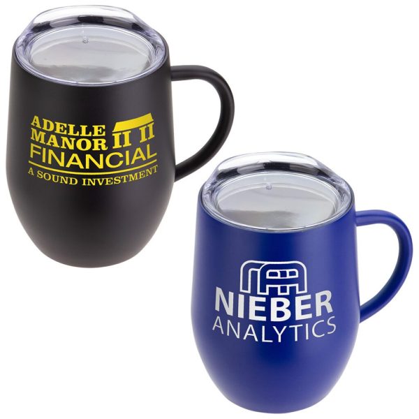 Custom Calibre 12 oz Vacuum Insulated Ceramic Inside-Coated Coffee Mug