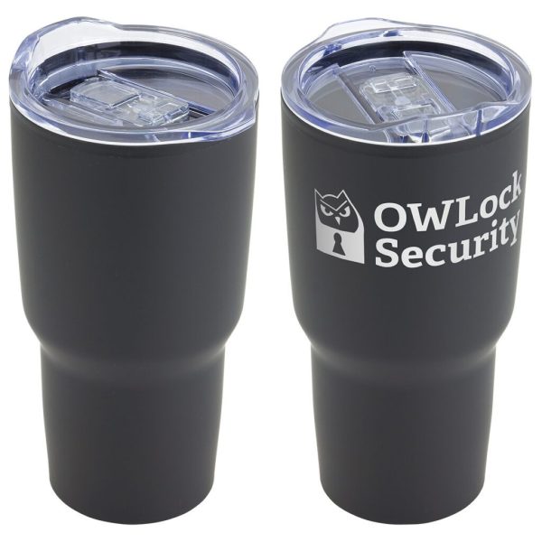 Custom Odyssey 30 oz Stainless Steel/Polypropylene Travel Tumbler