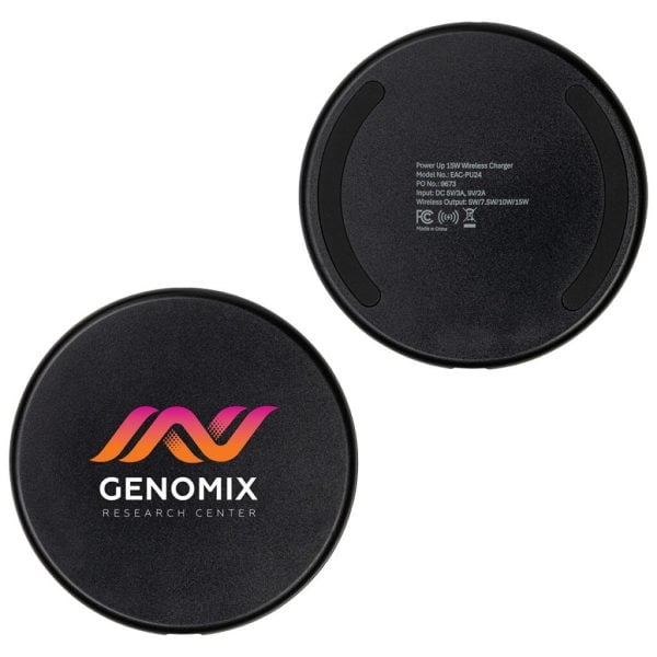 Custom Power Up 15W Wireless Charger | CanPromos