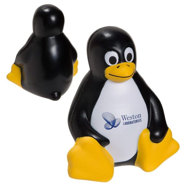 Custom Sitting Penguin Stress Reliever