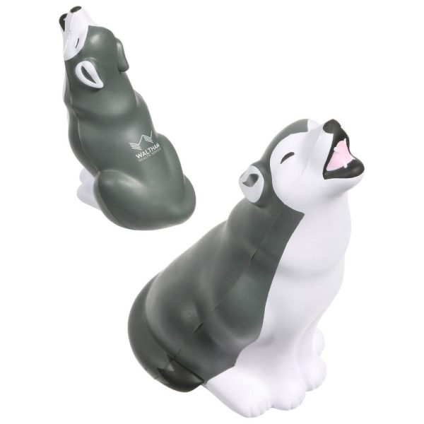 Custom Gray Wolf Stress Reliever