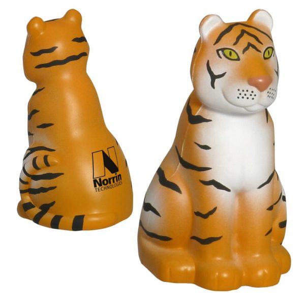 Custom Sitting Tiger Stress Reliever