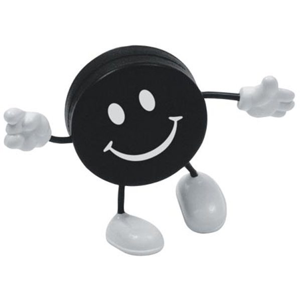 Custom Hockey Puck Stress Reliever | Squeezable Fun