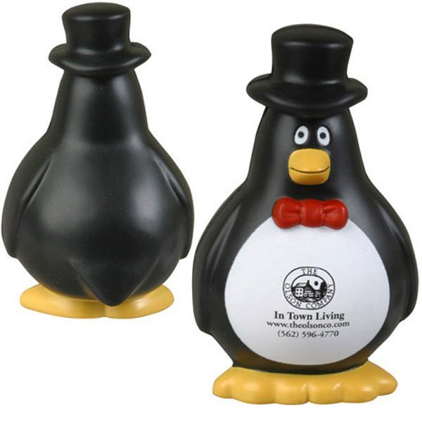 Custom Gentleman Penguin Stress Reliever