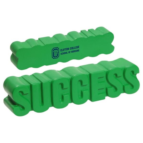 Custom Success Word Stress Reliever