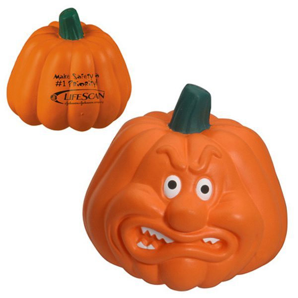 Custom Pumpkin Stress Reliever Angry