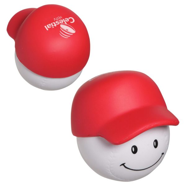 Custom Baseball Mad Cap Stress Reliever