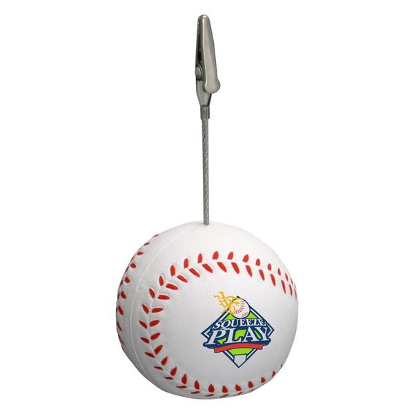 Custom Baseball Stress Reliever Memo Holder