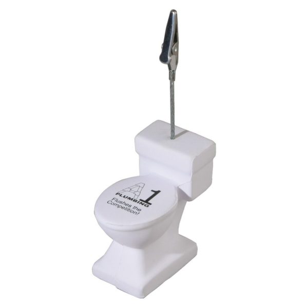 Custom Toilet Stress Reliever Memo Holder