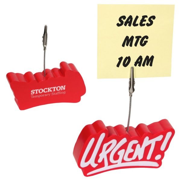 Custom Urgent Stress Reliever Memo Holder