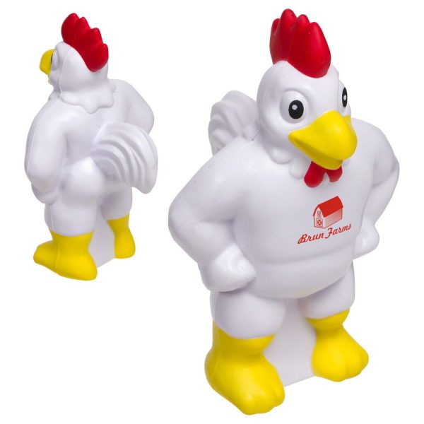 Custom Chicken Mascot Stress Reliever