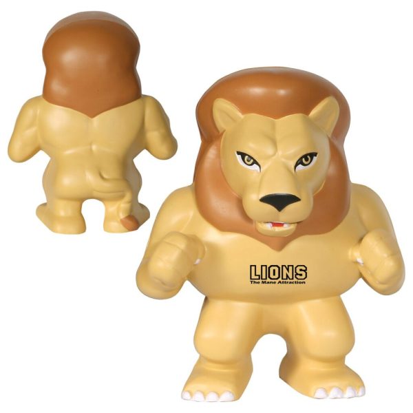 Custom Lion Mascot Stress Reliever