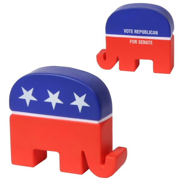 Custom Republican Elephant Stress Reliever