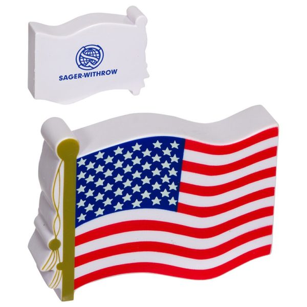 Custom US Flag Stress Reliever