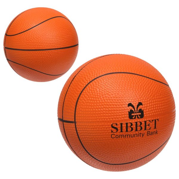 Custom Large Basketball Stress Reliever
