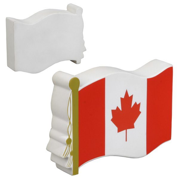 Custom Canadian Flag Stress Reliever