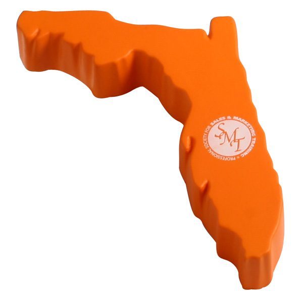 Custom Florida Shape Stress Reliever