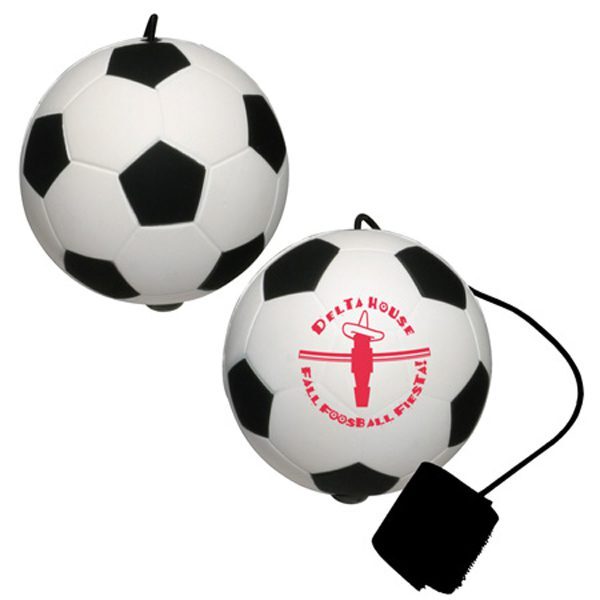 Custom Soccer Ball Stress Reliever Yo-Yo Bungee